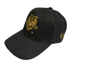 GORRA NEGRA CERRADA CON BROCHE LOGO OFICIAL